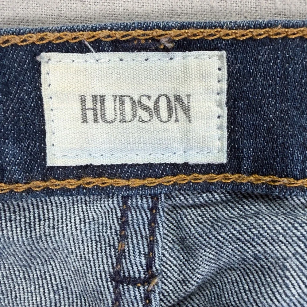 Hudson Skinny Jeans Womens 27 Good Dark‎ Wash Stretch Denim Low Rise Five Pocket